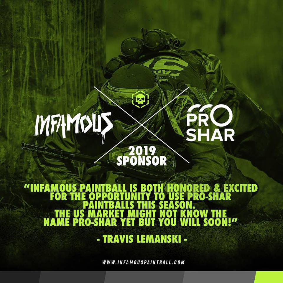 Proshar Sponsors Infamous for 2019!